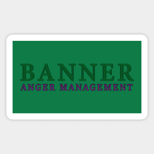 Banner Anger Management Magnet